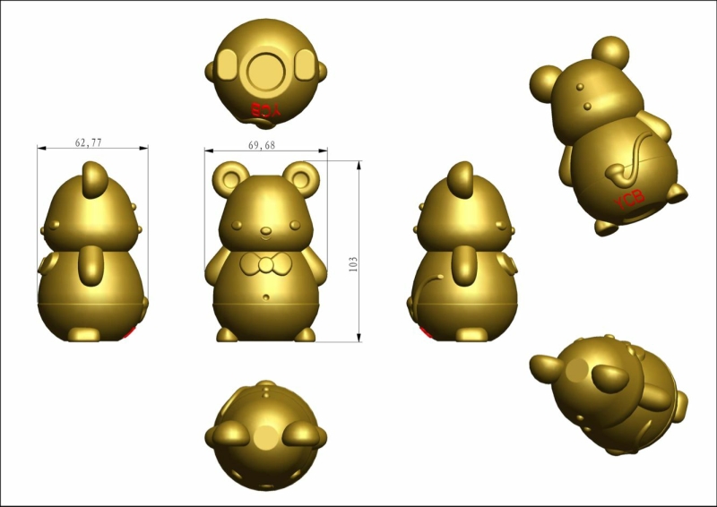 玩具公仔抄數(shù)