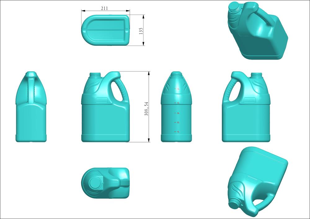 洗衣液瓶3D設(shè)計(jì)